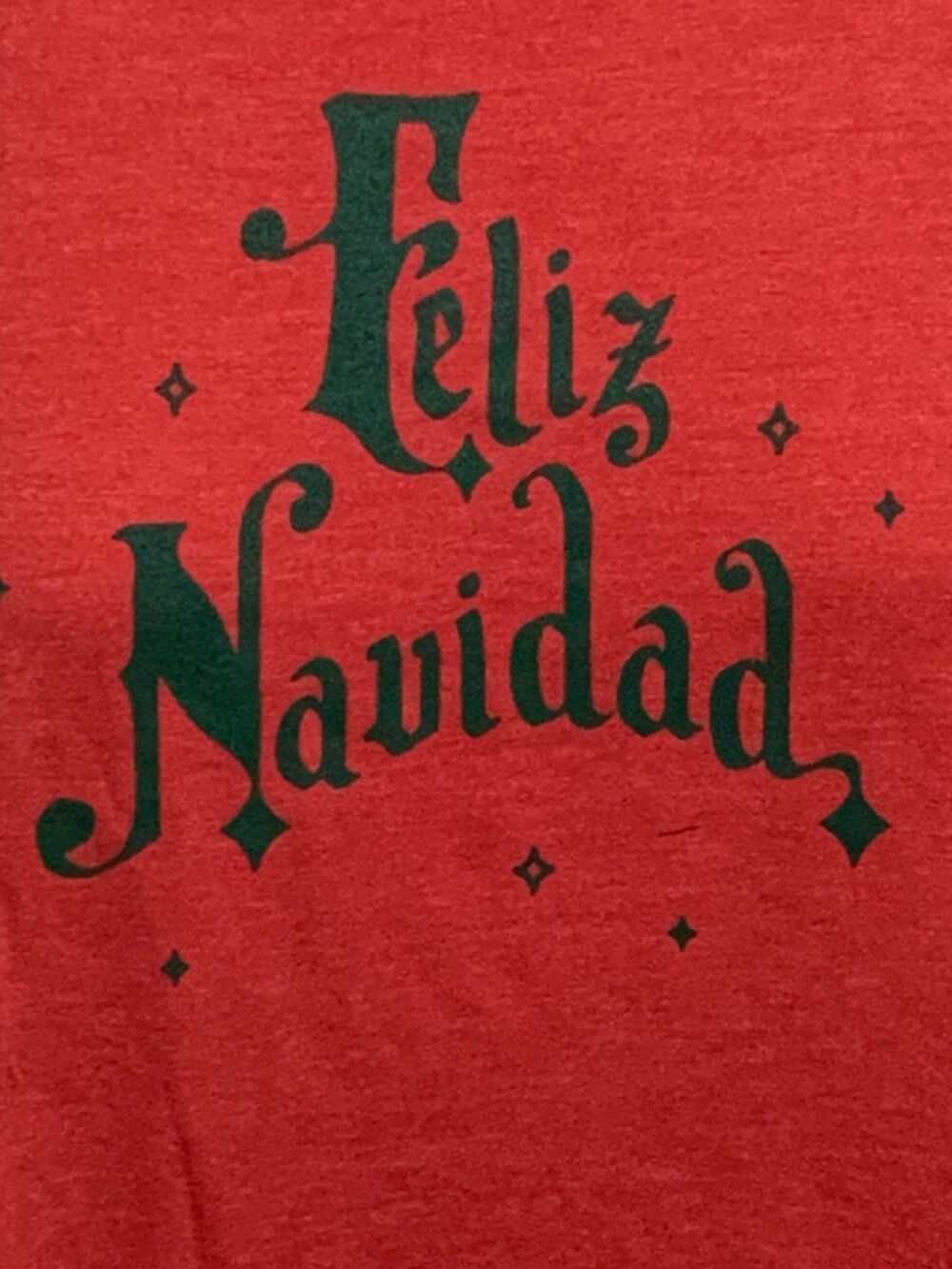 Ugly Christmas Shirt Sonoma Feliz Navidad Long Sleeve Red Green WOMENS Plus 4X - Picture 2 of 4